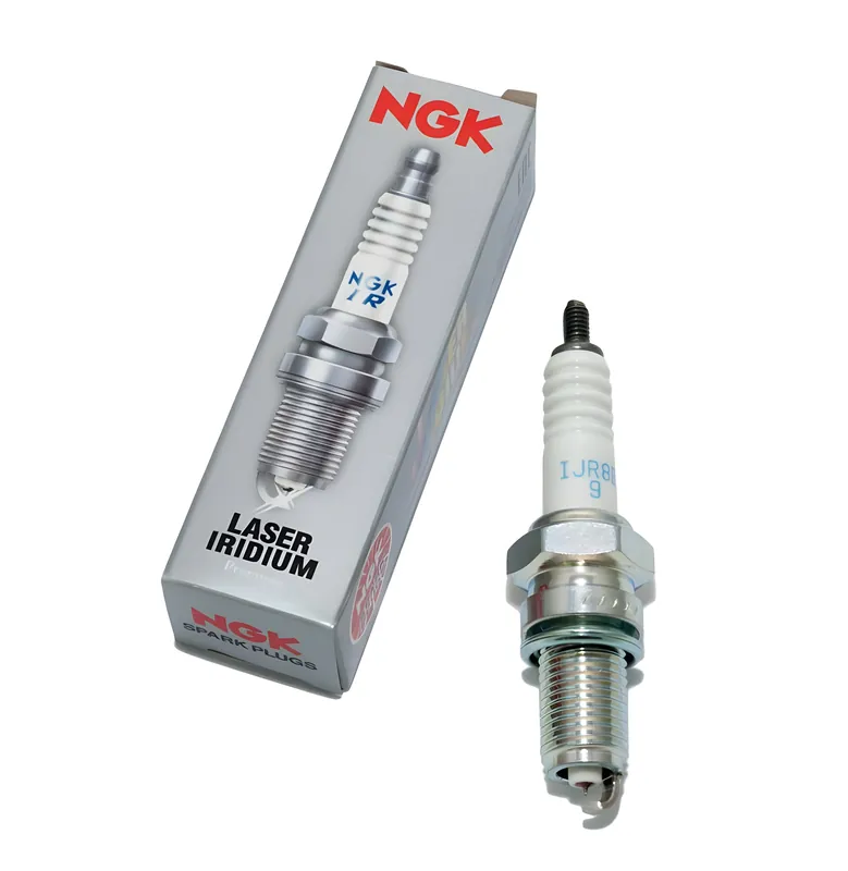 Saisonangebot Zündkerze NGK IJR8B9 Iridium-Zündkerze entstört, 19,0mm Langgewinde Ø 12,0mm, feste SAE-Anschlussmutter, 4873
