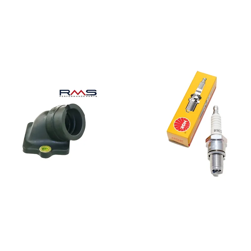 Highlight Ansaugstutzen Set inkl. Zündkerze für Piaggio 125 / 180 2-Takt