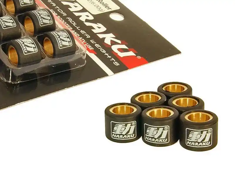 Knallerangebot Variomatikgewichte Naraku HD HeavyDuty Satz Variorollen 15x12mm, 4,8g, 6 Stück
