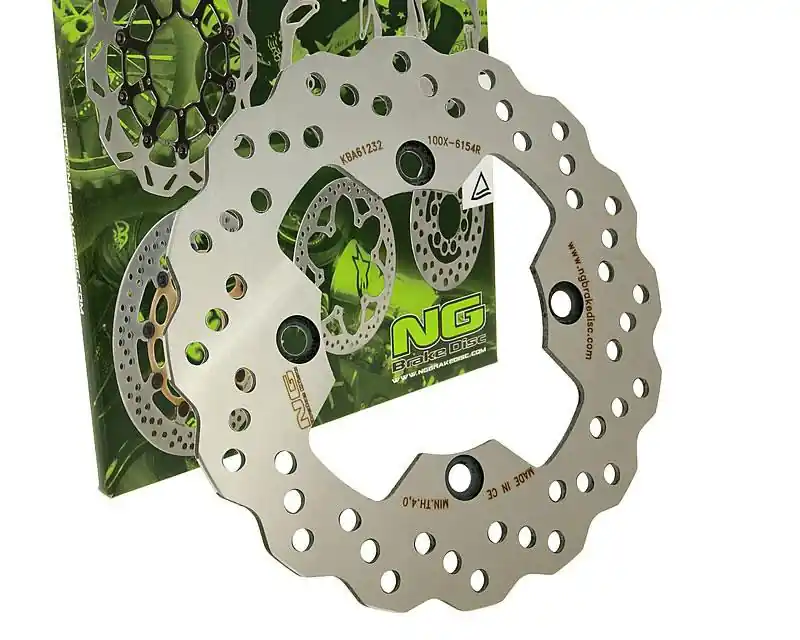 Bremsscheibe Wavy NG 100X - 220 / 100 / 4mm 4 Loch für Kawasaki ZX-6R 600 - 1000 ccm Bj. 1998 - 2015 Highlight