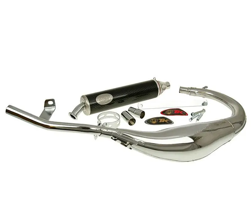 Online Kaufen Auspuff TurboKit Bajo RQ Chrom mit Zulassung für Beta RRT 50 (00-02)