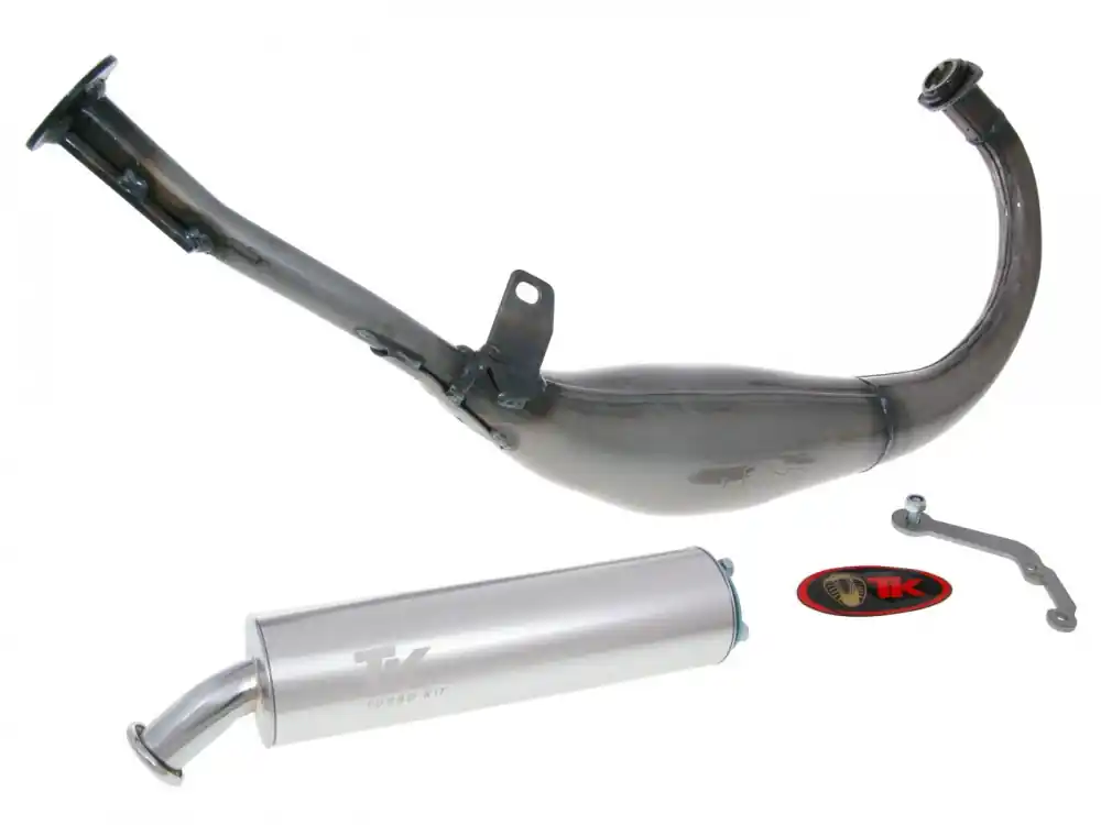 Auspuff TurboKit Bajo R mit Zulassung für Derbi Senda (00-), Aprilia RX/SX, Gilera RCR/SMT, Zulu Must-Have