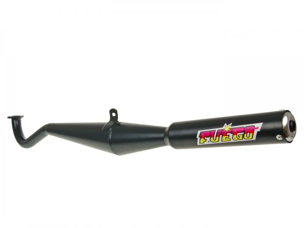 Auspuff Tecno schwarz für Puch Maxi Boss Solange Der Vorrat Reicht