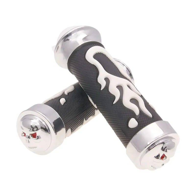 Sichere Zahlung Griffe Satz Custom Flame weiß