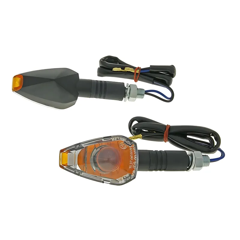 Blinker Set M10 schwarz Crystal klar Schneller Versand