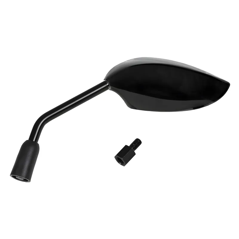 Spiegel Sport links M8 / M10 oval schwarz Neue Kollektion