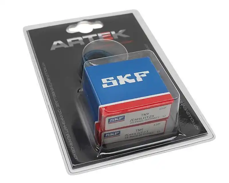 Kurbelwellenlager Satz ARTEK K1 Racing SKF Polyamid für Minarelli AM Nur Für Kurze Zeit