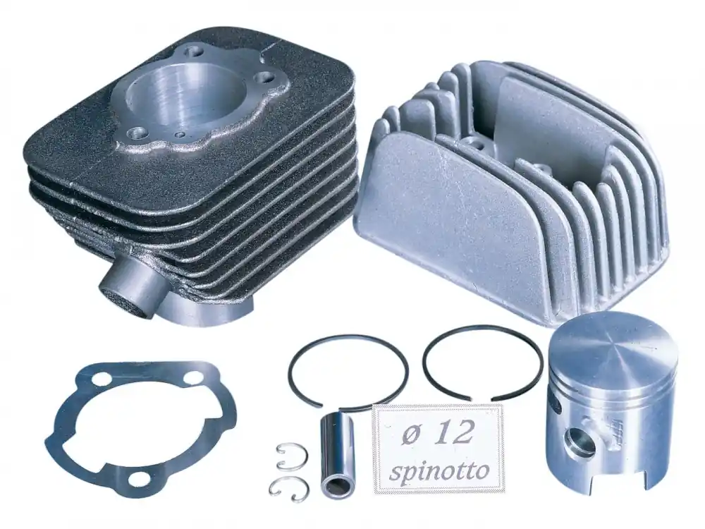 Zylinderkit Polini Grauguss Sport 70ccm 12mm Kolbenbolzen für Piaggio Ciao Abverkauf