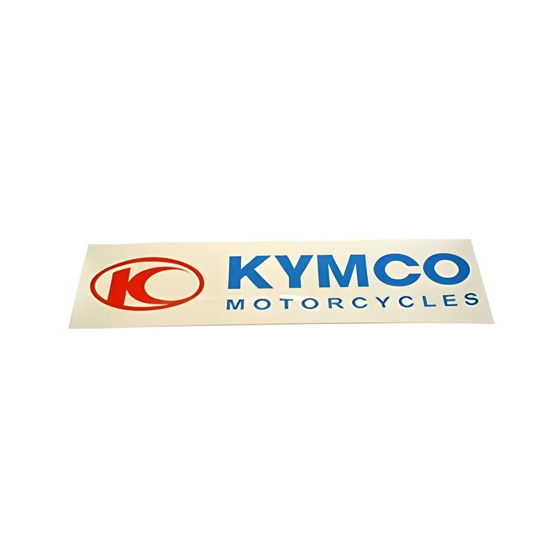 Aufkleber für Kymco 111x27mm weiß Preiswert