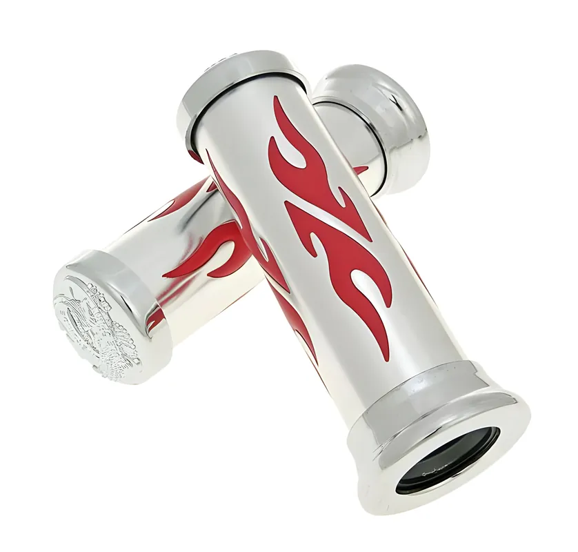 Griffe Satz Custom Flame Chrom rot Preisreduziert