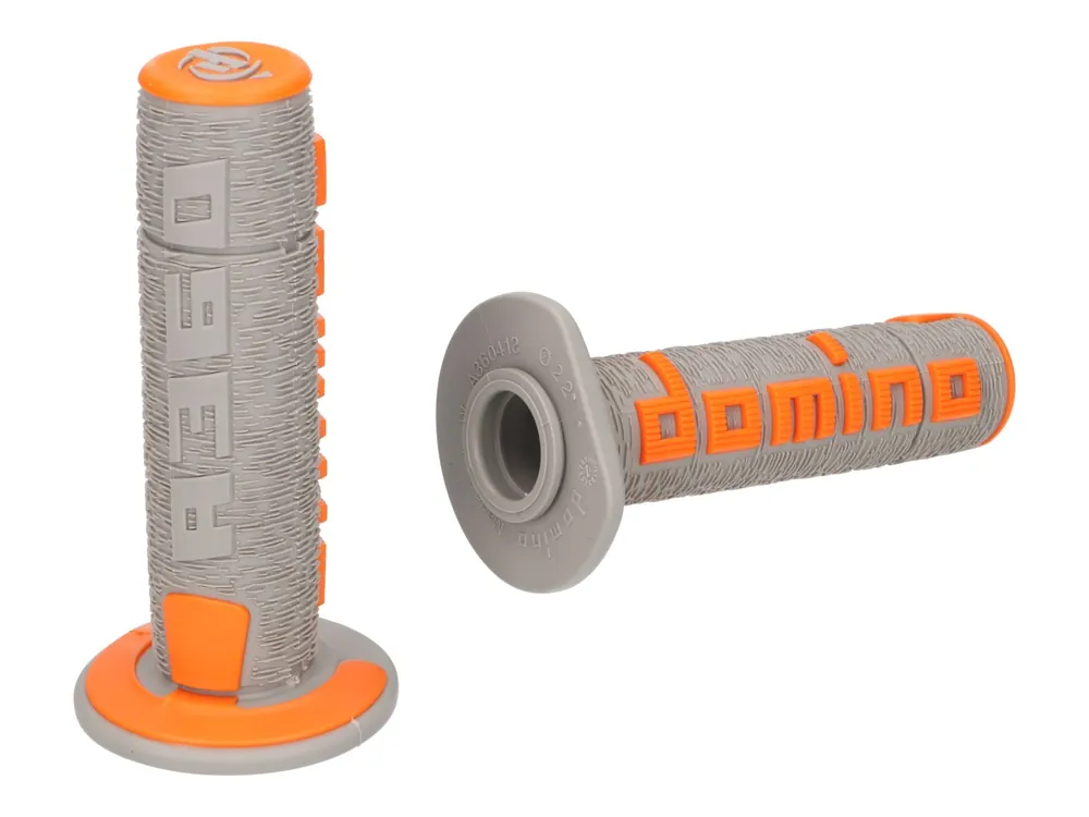 Wochenendangebot Griffe Satz Domino A360 Off-Road grau / orange