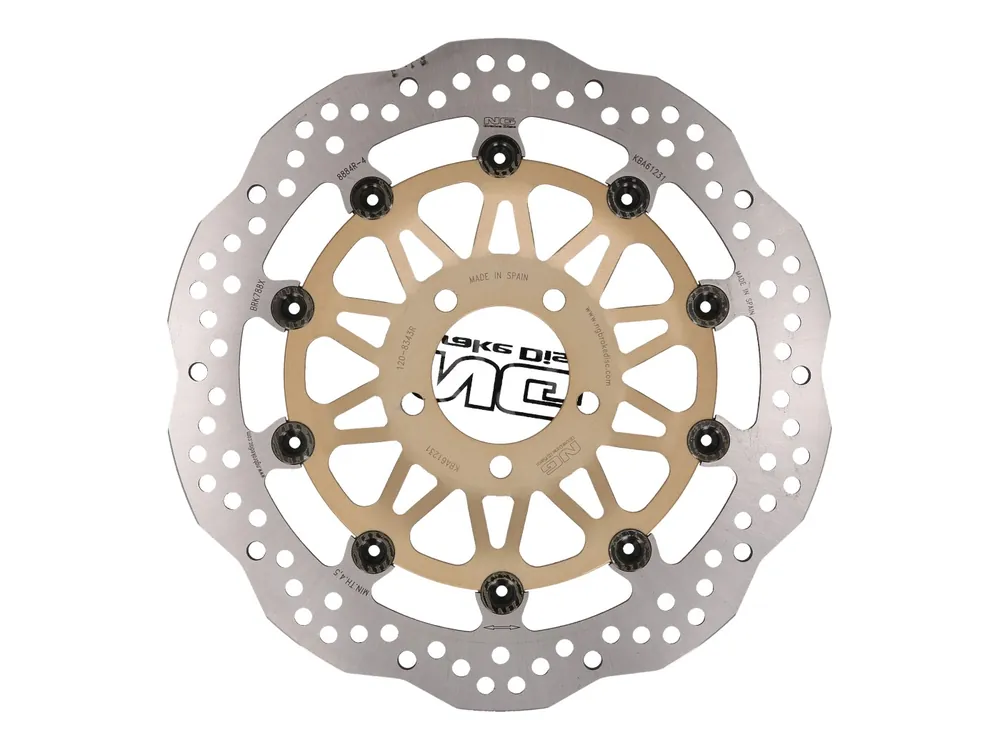 Preisknaller Bremsscheibe NG Wavy schwimmend für Suzuki GS500 E, DR, GSF Bandit, GSX, RF 900 vorn