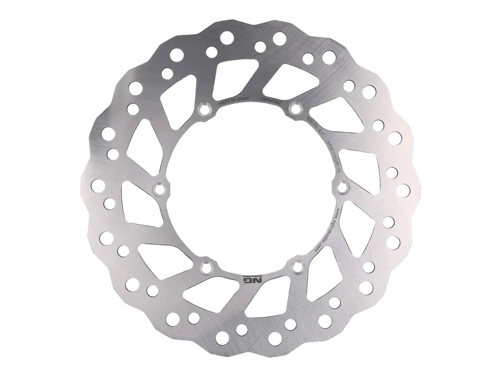 Preisreduziert Bremsscheibe NG Wavy für Suzuki RM, RMZ, RMX, DR, DRZ, Yamaha YZ, YZF, WR vorn