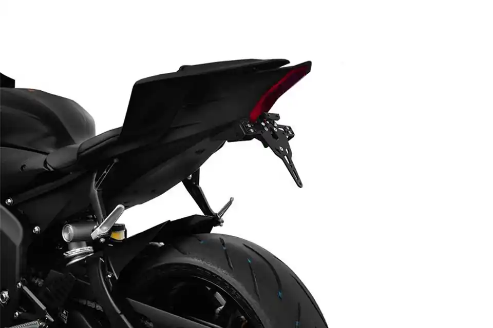 IBEX-Pro Kennzeichenhalter in schwarz für Yamaha YZF R6 Bj. 16-17 Neu Im Sortiment