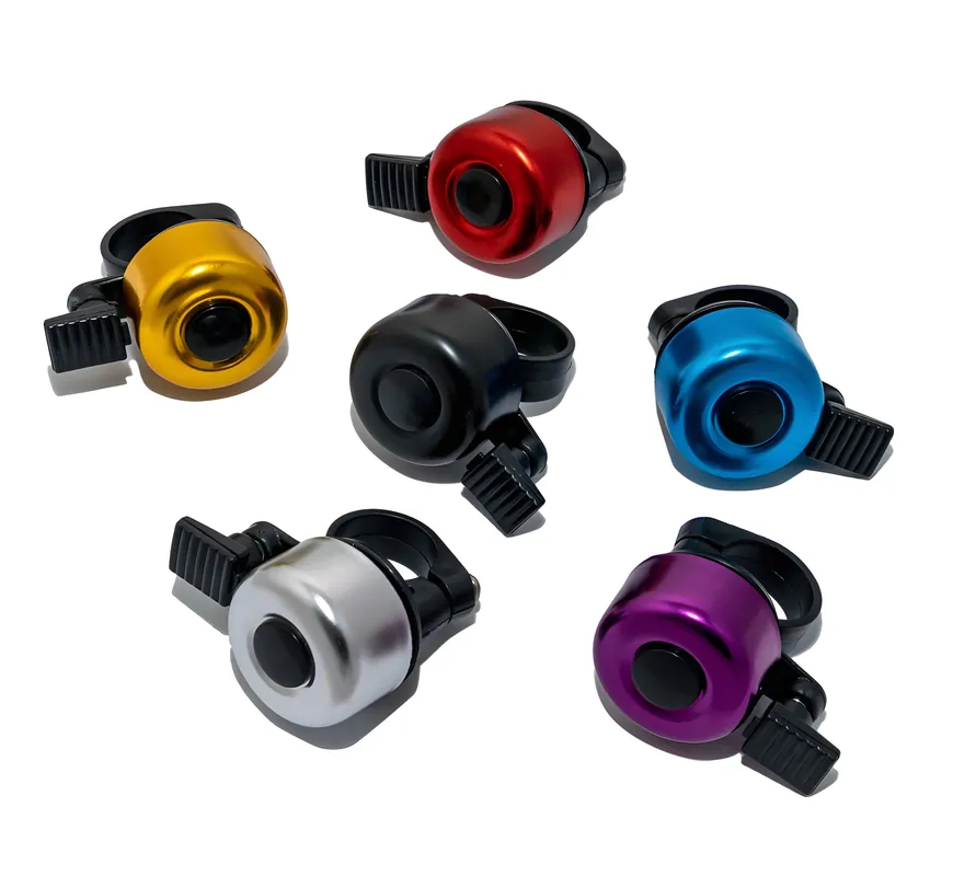 Fahrradklingel / Fahrradglocke / E-Scooter Mini-Klingel 35mm, Aluminium für Ø 22-35mm Lenker Nur Für Kurze Zeit
