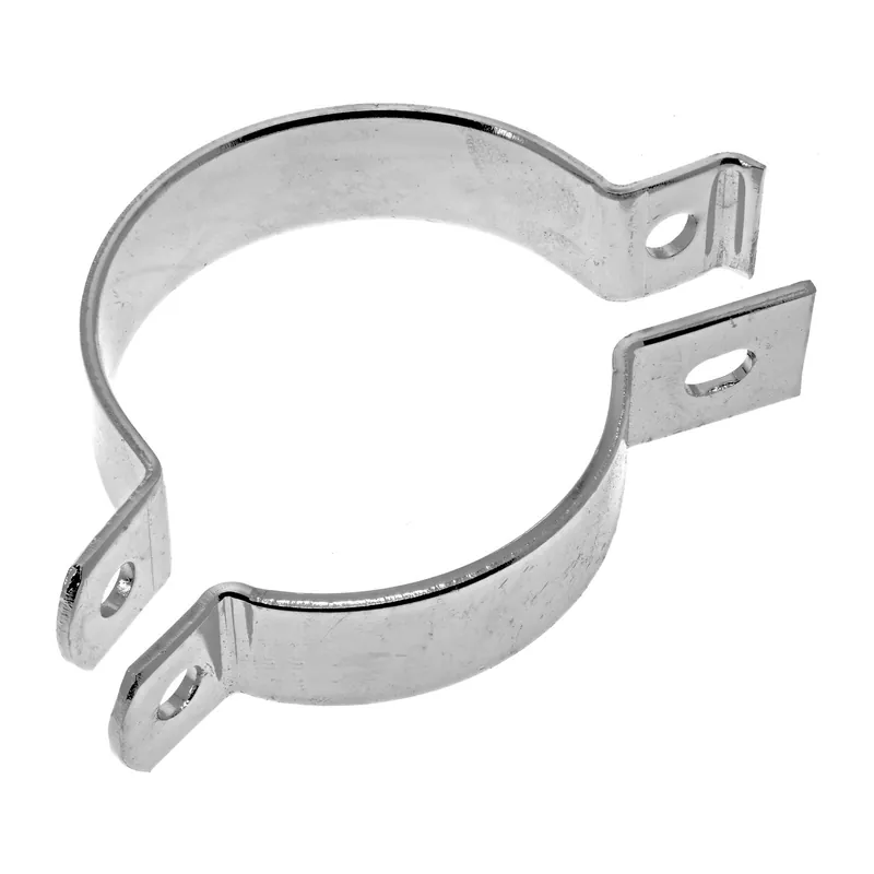 MZ 2-teilige Auspuffschelle mit Halterung, verchromt, hinten - für ES, TS, ETZ125, 150 Top-Seller