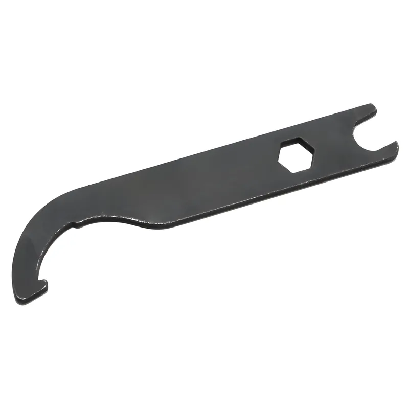 Hakenschlüssel Krümmermutter, Maulschlüssel 12 + Ringschlüssel 11 integriert - Moped / Mokick / Roller Echt