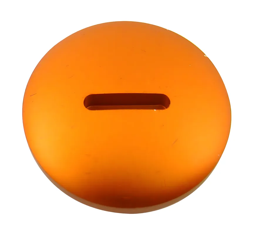 Verschlußschraube Kupplungseinstellung - Alu, orange - M500-M700 Ausverkauf