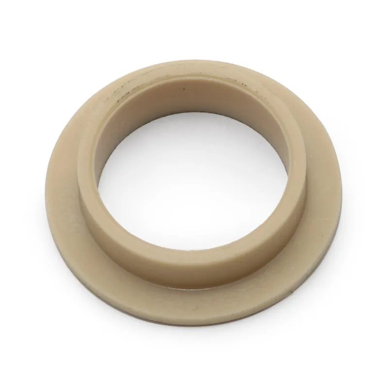 Distanzstück (Kunststoff, beige) - Führungsring f. Gasdrehgriff - für Lenker ø 22 mm, mit Spiegel rechts - KR51, Vogelserie, passend für MZ Expressversand