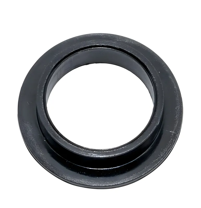 Distanzstück (Kunststoff, schwarz) - Führungsring f. Gasdrehgriff - für Lenker ø 22 mm, mit Spiegel rechts - KR51, Vogelserie, passend für MZ Preisknaller
