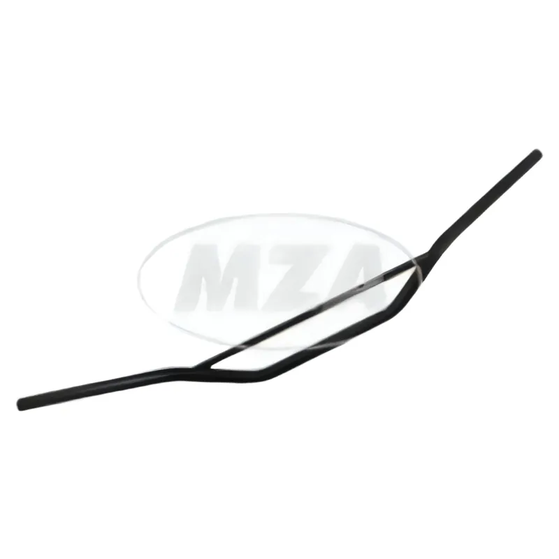Cross - Lenkerrohr Tommaselli - schwarz, flach mit Strebe - Breite ca. 86,5cm, Ø22mm Geprüft