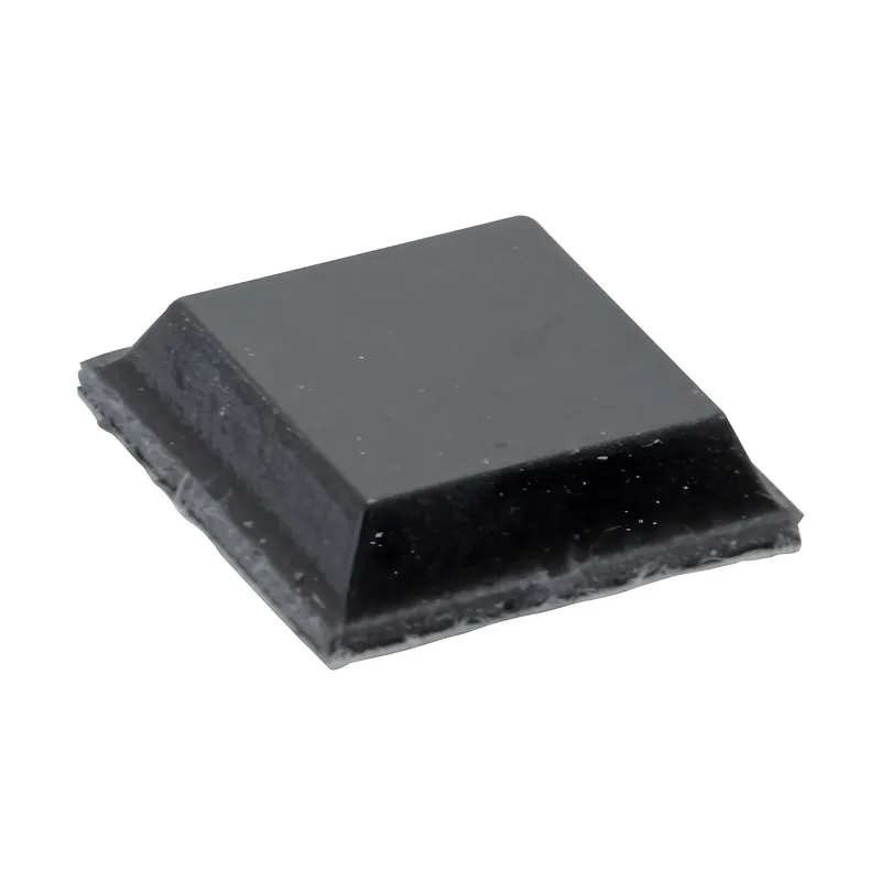 Beliebt Puffer, selbstklebend - A=12.7mm, H=3,1mm - Farbe schwarz - Material Polyurethan (Gummi)