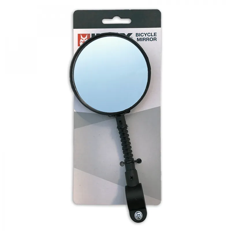 Top-Seller Fahrradspiegel Lynx Ø 80mm Spiegel mit Ø 20mm Lenkerklemme, 195mm flexibel