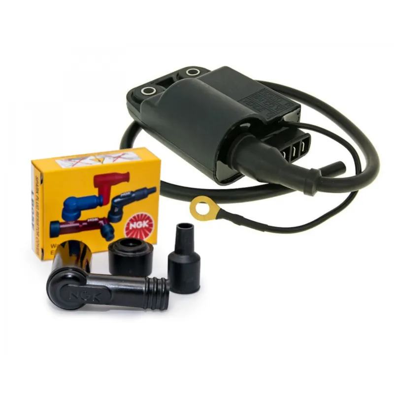Solange Der Vorrat Reicht CDI Zündbox mit Spule +Zündkerzenstecker ähnlich / baugleich NGK für Gilera, Piaggio ohne Kat