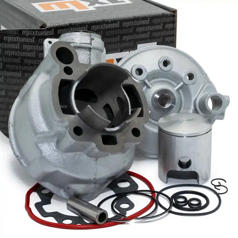 Markenprodukt Zylinderkit MXT SPORT 80ccm LC komplett mit Zylinderkopf Kolben Dichtsatz für Minarelli AM6 LC