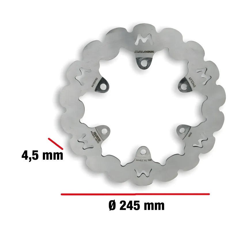 Bremsscheibe Malossi Whoop Disc Ø 245mm, Dicke 4,5mm, 0028 Finale Aktion