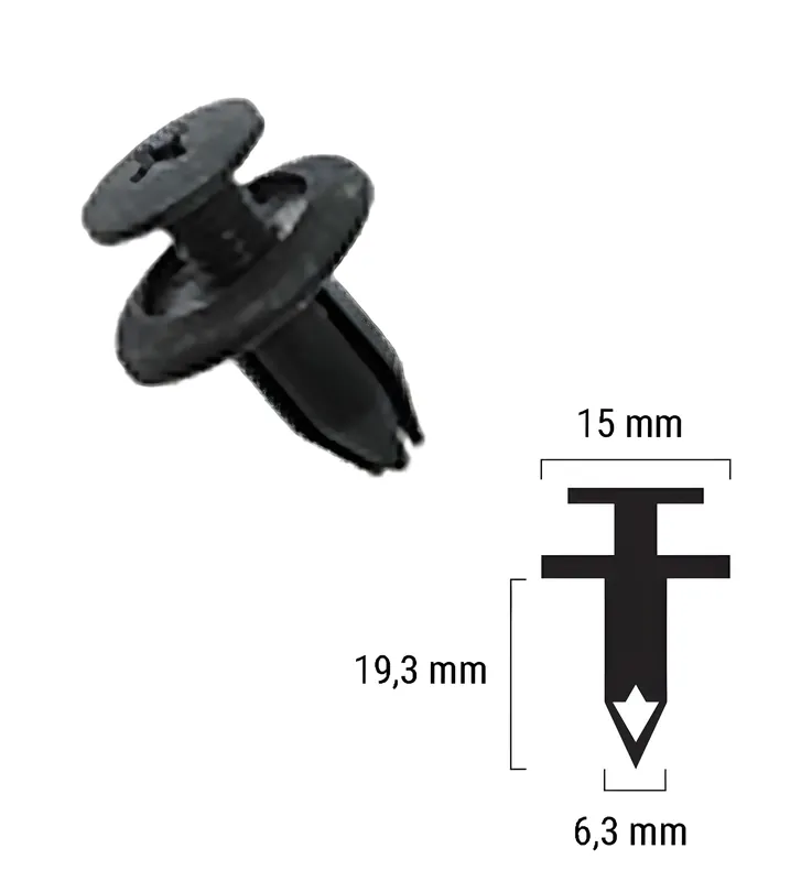 Plastikniete RMS Niete für Suzuki, 09409-07305-5PK Beliebt