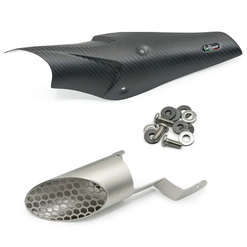 Endschalldämpfer LeoVince Auspuff Endrohr ADDITIONAL Edelstahl & Carbon Hitzeschild für Yamaha MT-07 / FZ-07 700 2014 - 2016 / 2017 - 2020 / 2021 - 2024 / Tracer 7 / GT 2020 - 2023 / Tracer 2016 - 2020 / Tracer GT 2019 - 2020 Neue Ware