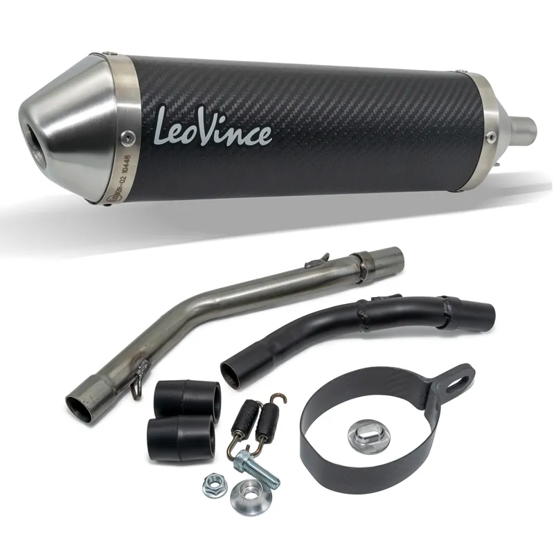 Sichere Zahlung Endschalldämpfer LeoVince X-FIGHT mit Zulassung, Carbon, Edelstahl Kappe für Fantic Motor Enduro / Motard / Competition / Performance 50 Bj. 2019 - 2020 E4