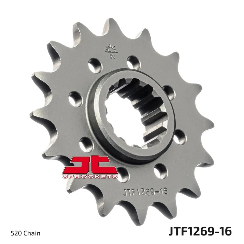 Wochenendangebot Ritzel JT Sprockets Racing 520 16Z feinverzahnt Innendurchmesser 26mm / 30mm für Honda CBR RR Fireblade SP CB R RA 600 - 1000 ccm Bj. 1992 - 2021