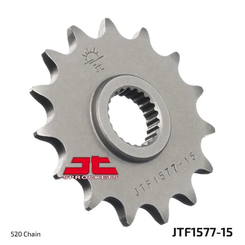 Markenware Ritzel JT Sprockets 520 15Z feinverzahnt Innendurchmesser 21,4mm / 23mm für Yamaha XT E 600 ccm Bj. 1999 - 2003
