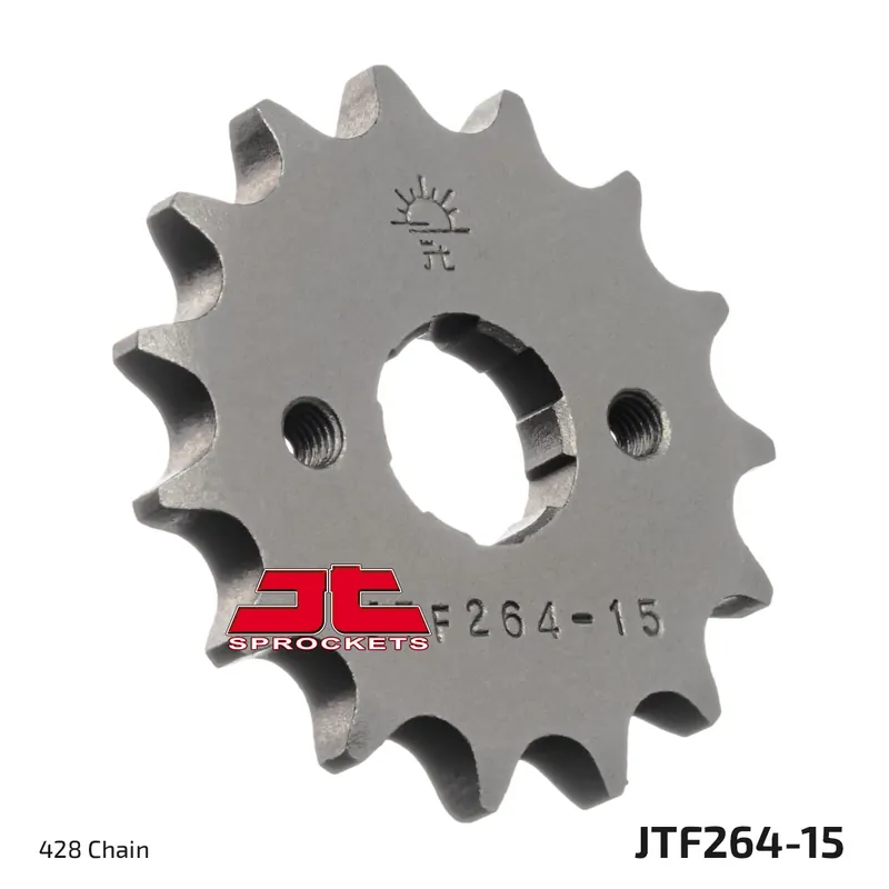 Ritzel JT Sprockets 428 15Z grobverzahnt Innendurchmesser 18mm / 20mm für Honda XR L, Aiyumo Paraisso Kymco Zing XLR R Quannon Sport Derbi Senda SM Baja Top-Angebot