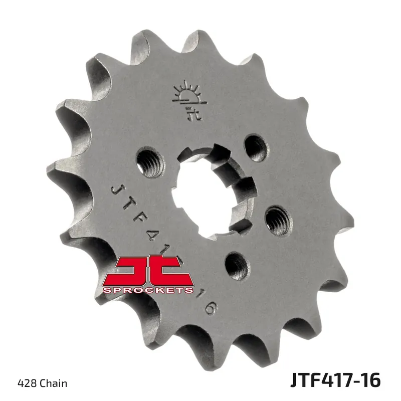 Bestpreis Ritzel JT Sprockets 428 16Z grobverzahnt Innendurchmesser 16mm / 20mm für Kawasaki KMX BN A Eliminator 125 ccm Bj. 1991 - 2007