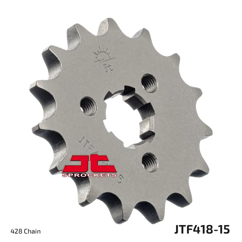 Ritzel JT Sprockets 428 15Z grobverzahnt Innendurchmesser 16mm / 20mm für Kawasaki KX KE 125 / 175 ccm Bj. 1974 - 1982 Saisonangebot