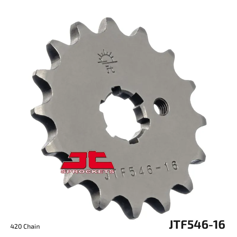 Top-Angebot Ritzel JT Sprockets 420 16Z grobverzahnt Innendurchmesser 16mm / 20mm für Yamaha Chappy TT-R, Kawasaki KX PW E 50 - 110 ccm