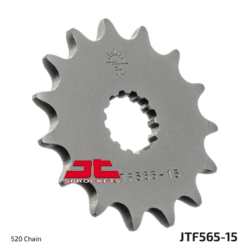 Ritzel JT Sprockets 520 15Z feinverzahnt Innendurchmesser 21,7mm / 25mm für Kawasaki ZX-6R, Suzuki SFV Gladius ER-6 N F 250 - 800 ccm Sofort Bestellen