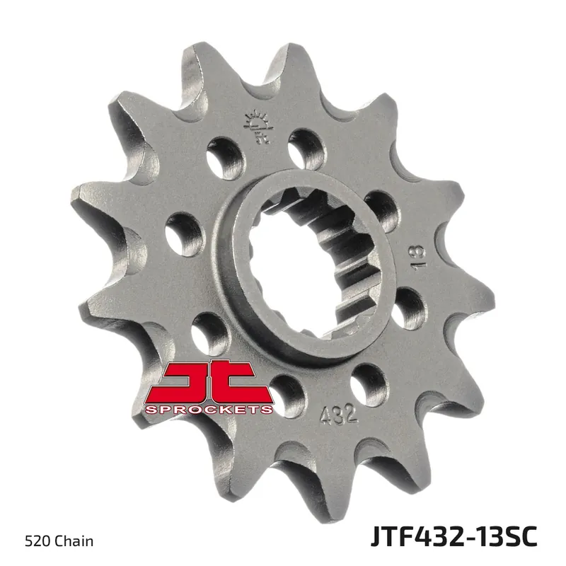 Ritzel JT Sprockets Racing 520 13Z feinverzahnt Innendurchmesser 19,5mm / 22mm für Suzuki DR-Z E K DR S SH SE, Beta Alp 4.0 SM RM 200 - 400 ccm Bj. 1982 - 2020 Wochenendangebot
