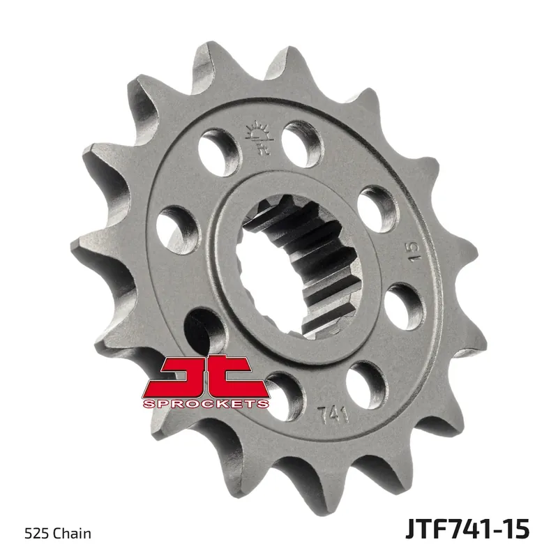 Neuheit Ritzel JT Sprockets Racing 525 15Z feinverzahnt Innendurchmesser 22mm / 25mm für Ducati Monster S ABS S2R Evo Hypermotard SP Dark i.e. R Multistrada DS Bj. 2001 - 2020