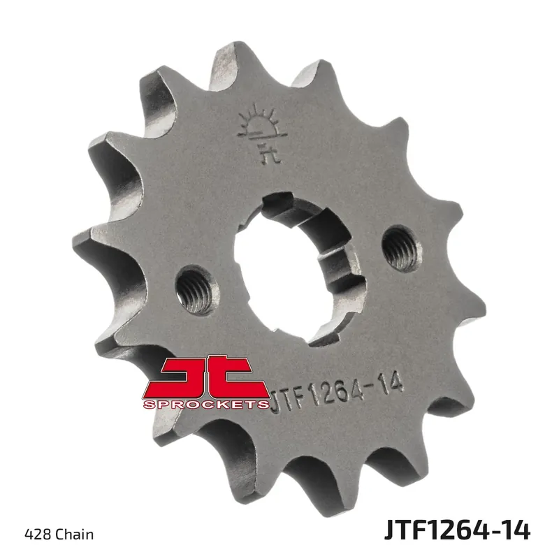 Echt Ritzel JT Sprockets 428 14Z grobverzahnt Innendurchmesser 17mm / 20mm für Honda CBR R CBF 125 ccm