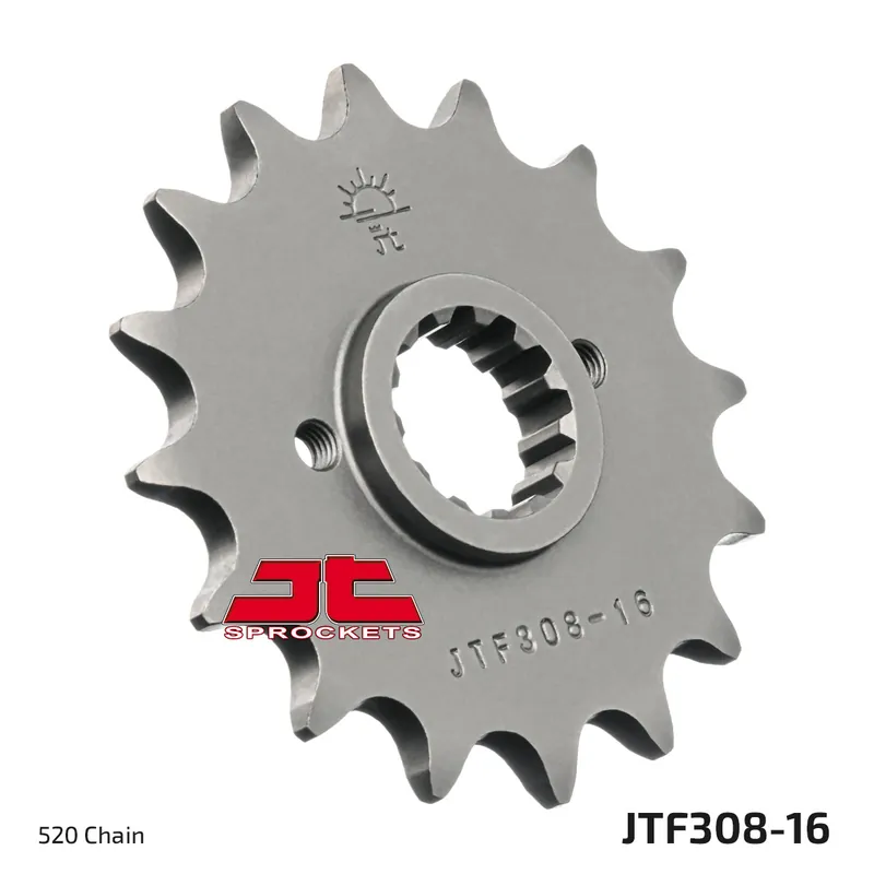 Ritzel JT Sprockets 520 16Z feinverzahnt Innendurchmesser 21,6mm / 25mm für Honda FMX NX Dominator SLR, Suzuki GSX-R K.L.M.N Yamaha XT X Aprilia Pegaso Bj. 1989 - 2016 Preiswert