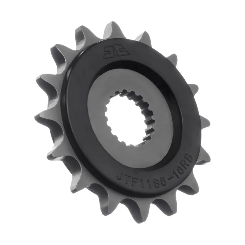 Ritzel JT Sprockets 525 16Z gummiert Innendurchmesser 25mm / 22,5mm für Triumph Speed Twin Bonneville Scrambler Thruxton EFI R 1200 ccm Bj. 2016 - 2021 Must-Have