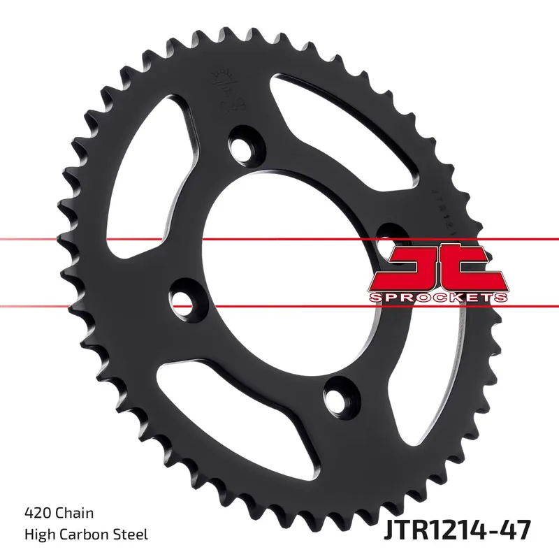 Bestpreis Kettenrad JT Sprockets 420 47Z Innendurchmesser 80mm Lochkreis 100mm für Honda XR R CRF F CR 70 - 110 ccm Bj. 1980 - 2021