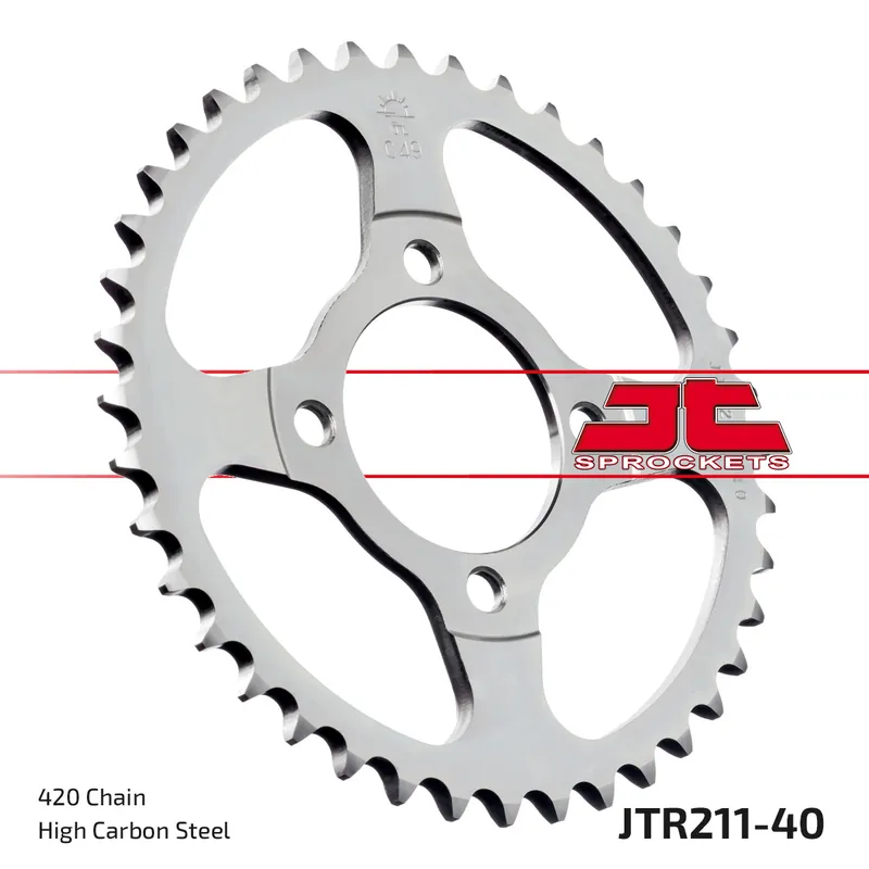 Kettenrad JT Sprockets 420 40Z Innendurchmesser 54mm Lochkreis 70mm für Honda C M Cub CW 90 ccm Bj. 1982 - 1997 Letzte Chance