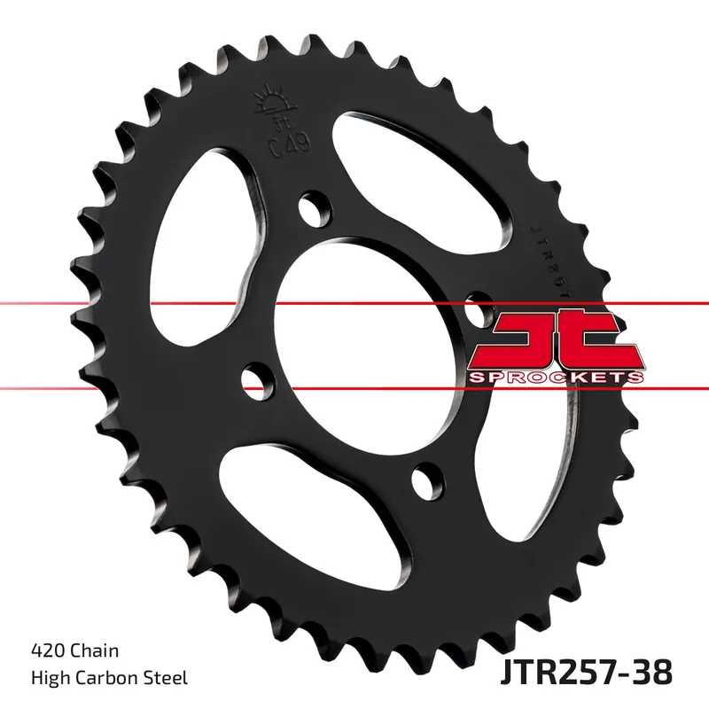 Kettenrad JT Sprockets 420 38Z Innendurchmesser 54mm Lochkreis 70mm für Honda C LA Cub Z 50 ccm Bj. 1977 - 1986 Wochenendangebot
