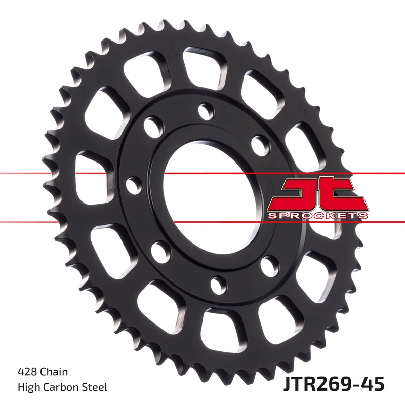 Kettenrad JT Sprockets 428 45Z Innendurchmesser 58mm Lochkreis 90mm für Kymco Zing K-Pipe, Daelim VC Advance VT VS Brixton Crossfire Honda MSX Roadwin Garantierte Lieferung