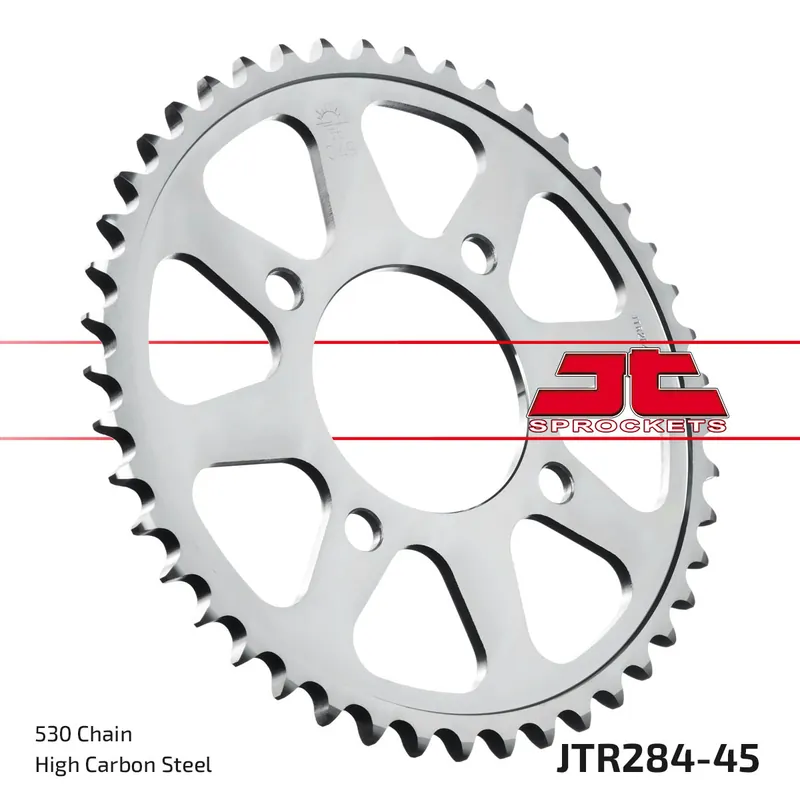 Kettenrad JT Sprockets 530 45Z Innendurchmesser 80mm Lochkreis 110mm für Honda CB K1 - K6 F2 SC Nighthawk 650 / 750 ccm Bj. 1969 - 1983 Echt